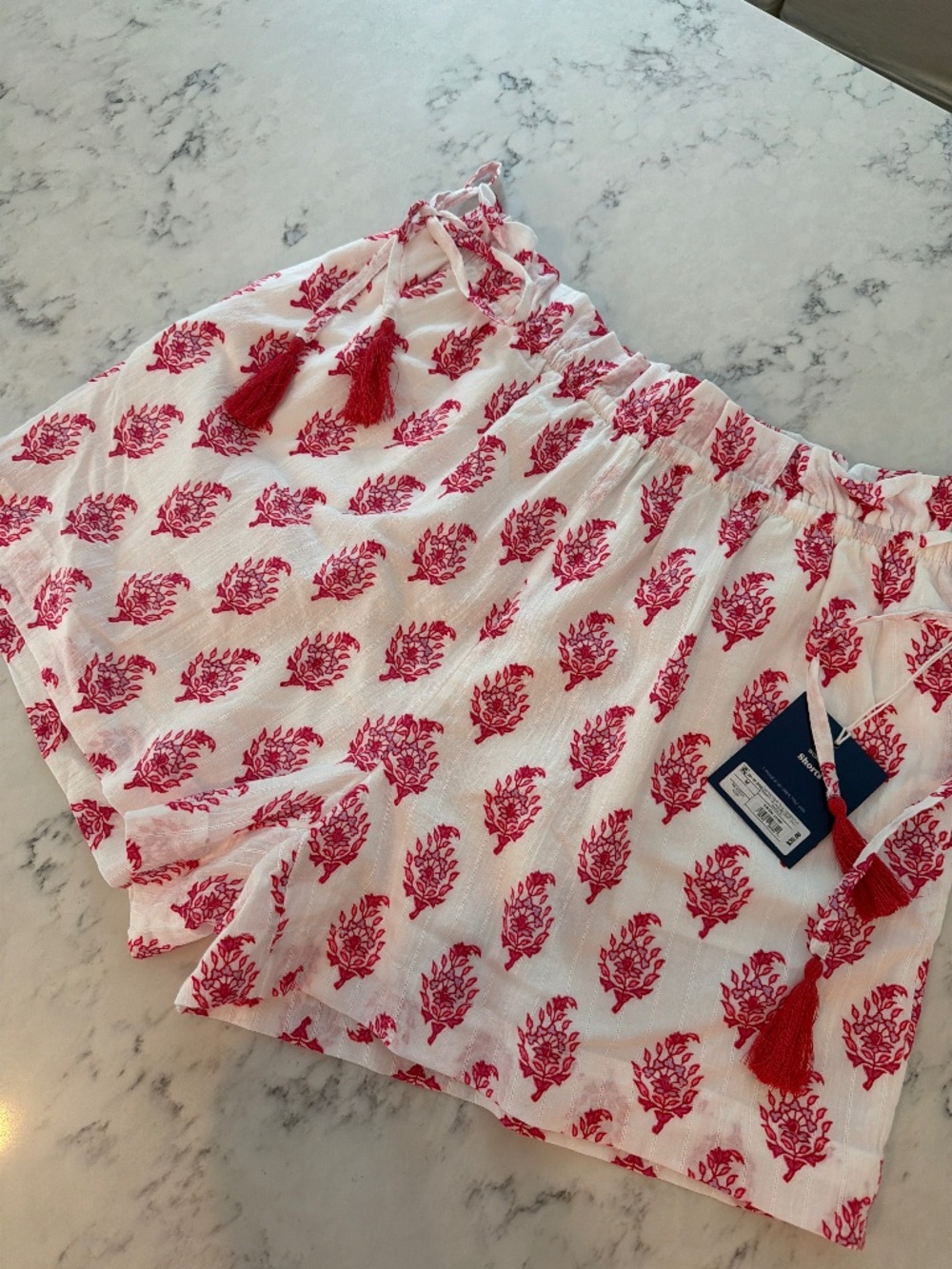 NWT Roller Rabbit Target Collab Linen Pull On Shorts